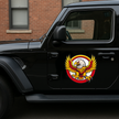 Eagle And Snake Sticker Dual Predator Red Black Vinyl Decal Copy premium product image view 4