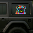Colorful Dog Sticker Neon Art Series Copy premium product image view 5