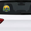 Farmer Tractor Agriculture Waterproof Vinyl Sticker Applied on Vehicle Rear by STIXY