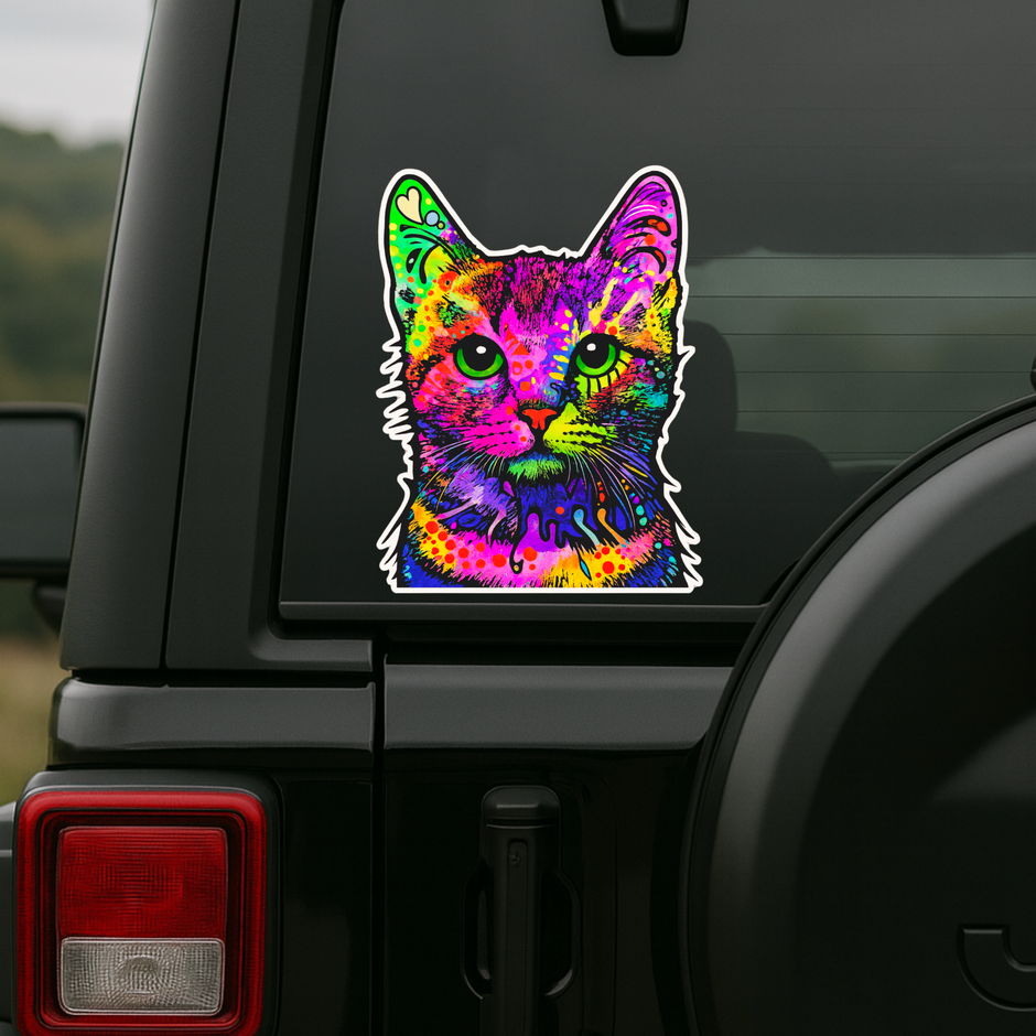 Tie Dye Gnomes Sticker Peace Love Happiness Series Copy premium product image view 6
