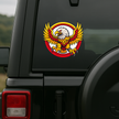 Eagle And Snake Sticker Dual Predator Red Black Vinyl Decal Copy premium product image view 6