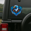 American Eagle Sticker Red White Black Shield Vinyl Decal Copy premium product image view 5