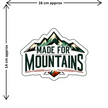Conquered Ladakh Sticker Mountain Rider Badge Decal Copy premium sticker product image 2