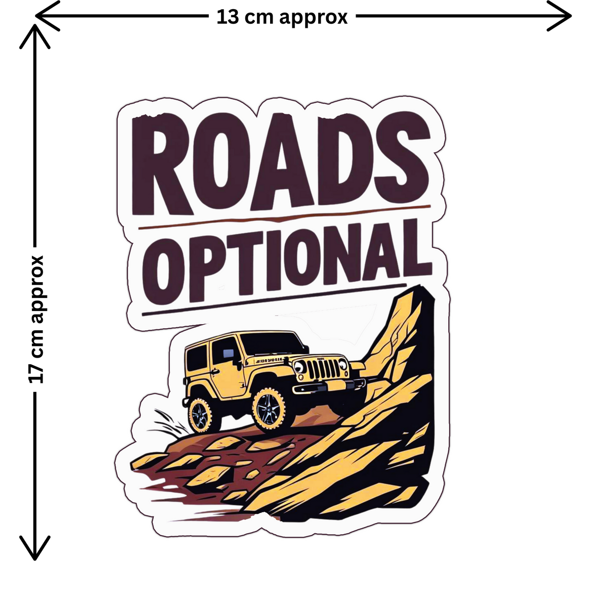 Made For Mountains Sticker Offroad Jeep Adventure Decal Copy premium sticker product image 2