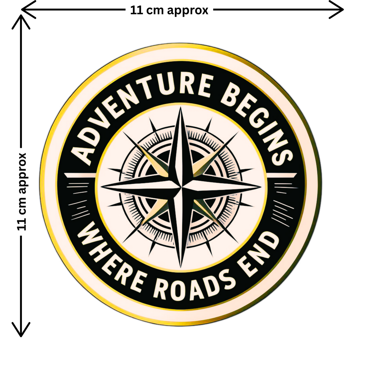 Adventure Machine 4X4 Sticker Jeep Front Design Decal Copy premium sticker product image 2