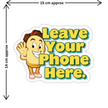 Phone Outside You Ll Survive Waterproof Matte Phone Restriction Sticker 15 14 Cm Approx Copy premium product image view 2