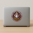 Om Gan Ganapataye Namah Waterproof Ganesha Mantra Sticker premium vinyl sticker product image 3