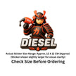 Panda Petrol Sticker 13 13 Cm Cute Fuel Nozzle Cartoon Design Waterproof Matte Vinyl Stixy Copy premium vinyl sticker image 287