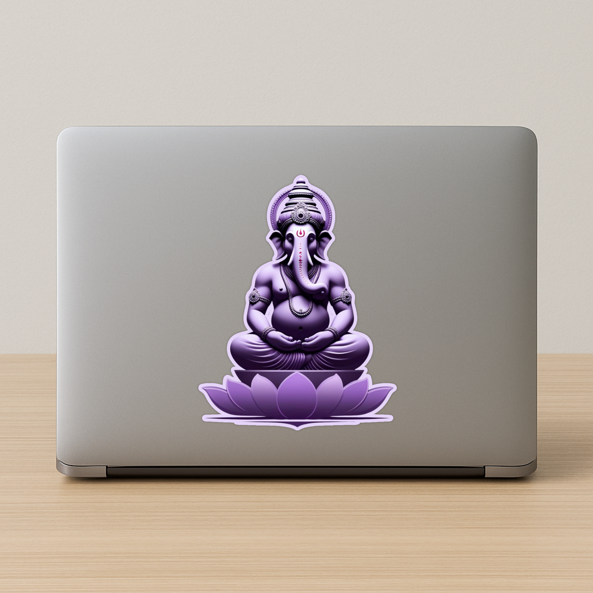 Welcome Home Bappa Sticker Water Resistant Ganpati Decor Festive Door Art Copy premium vinyl sticker product image 2