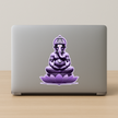 Welcome Home Bappa Sticker Water Resistant Ganpati Decor Festive Door Art Copy premium vinyl sticker product image 2