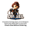 Petrol Girl Sticker 12 13 Cm Cute Fuel Nozzle Cartoon Design Waterproof Matte Vinyl Stixy Copy premium vinyl sticker image 308