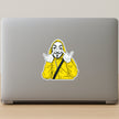 Namaste Greeting Sticker 18Cm Waterproof Matte Vinyl Stixy Copy premium vinyl sticker image 589