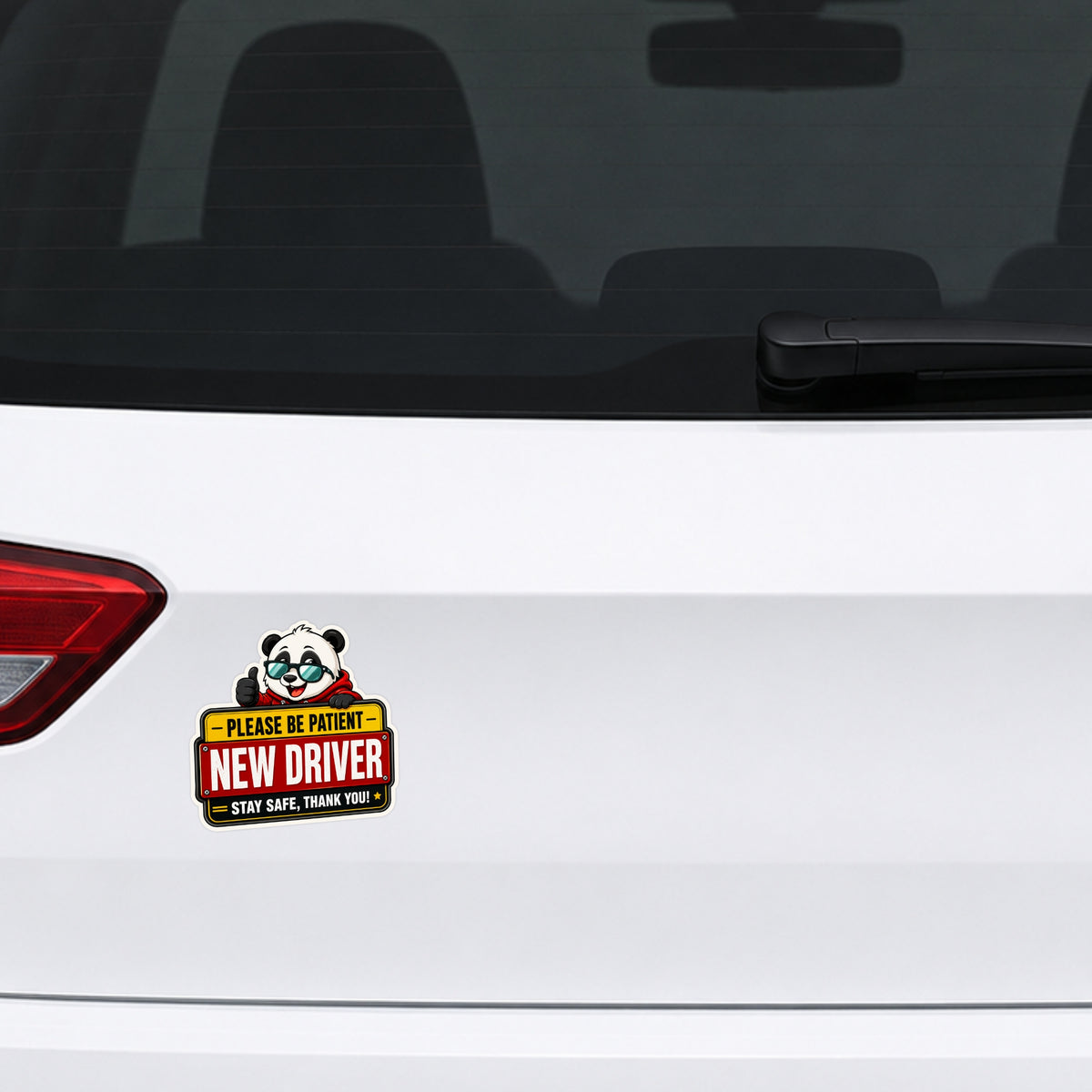 Please Be Patient New Driver Sticker 18 18 Cm Funny Beginner Driver Safety Sign Waterproof Matte Vinyl Stixy Copy premium vinyl sticker image 172