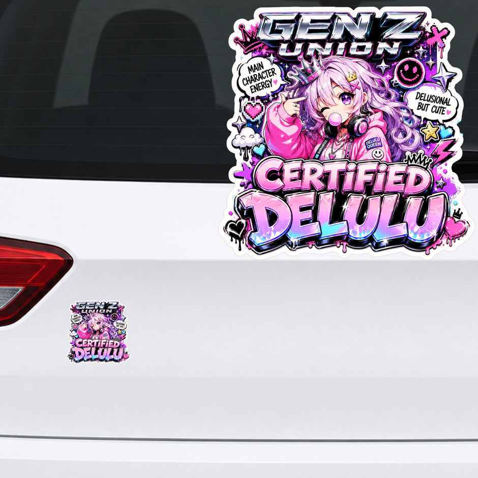 Warning Gen Z Detected Sticker 18 19 Cm Funny Gamer Meme Warning Sign Waterproof Matte Vinyl Stixy Copy premium vinyl sticker image 203