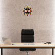 Lord Jagannath Face Mandala Waterproof Matte Vinyl Sticker Displayed in Home Temple Decor by STIXY