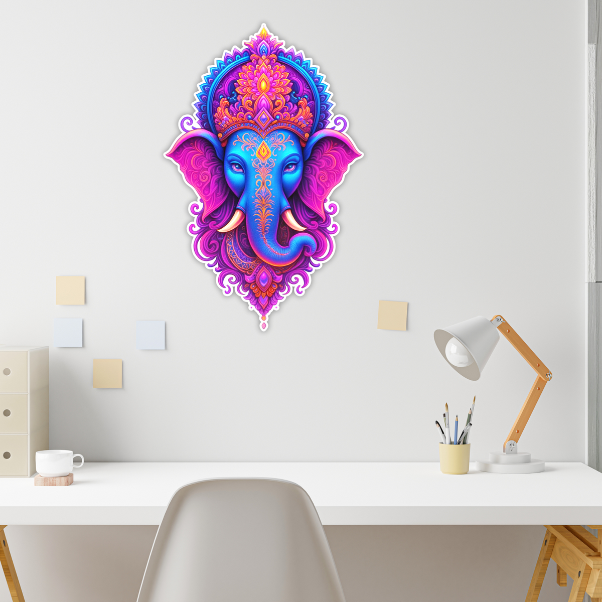 Baby Ganesha Sticker Waterproof Vinyl Cute Hindu God Design Copy 1 premium vinyl sticker product image 2