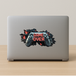 Game Over Controller Sticker 3D Cracked Joystick Design Water Resistant Viny premium vinyl sticker product image 2