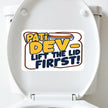 Pati Dev Lift The Lid First Sticker premium product image 2