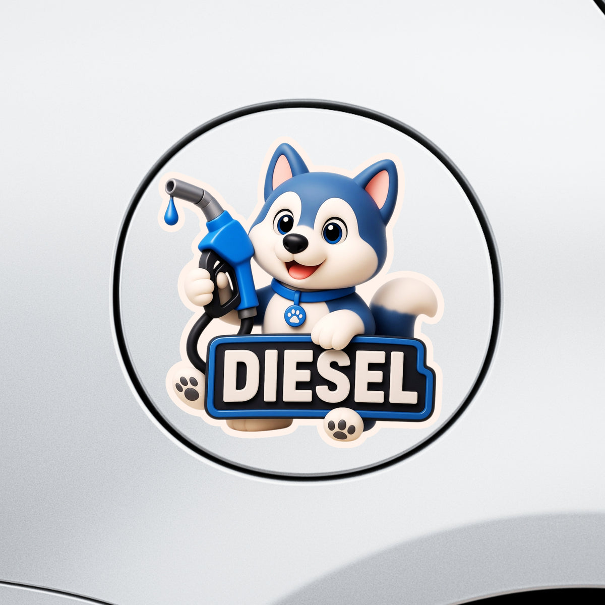 Diesel Bull Sticker 13 13 Cm Powerful Fuel Nozzle Cartoon Design Waterproof Matte Vinyl Stixy Copy premium vinyl sticker image 260