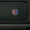 Fire and Ice Tiger Waterproof Matte Vinyl Sticker Applied on SUV Rear by STIXY
