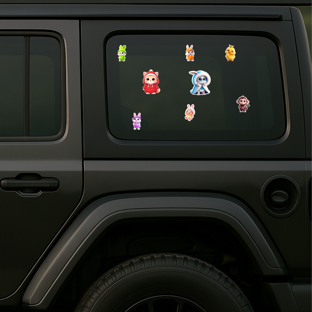 Human Dog Paw Bond Sticker 18Cm Matte Vinyl Stixy Copy high-quality product image angle 5