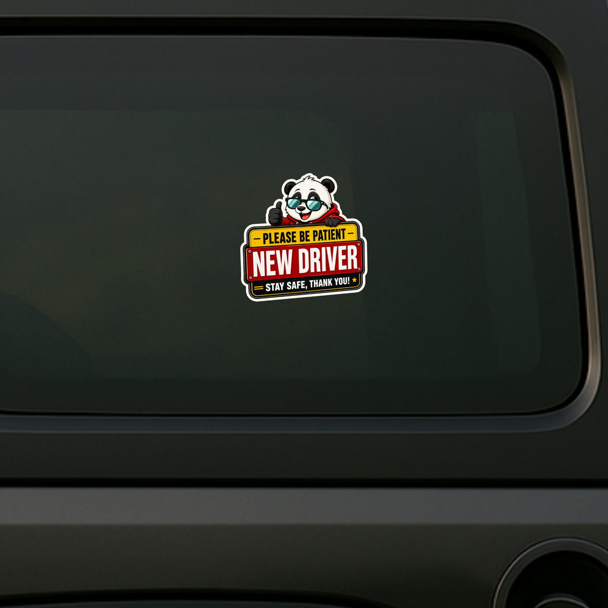 Please Be Patient New Driver Sticker 18 18 Cm Funny Beginner Driver Safety Sign Waterproof Matte Vinyl Stixy Copy premium vinyl sticker image 173