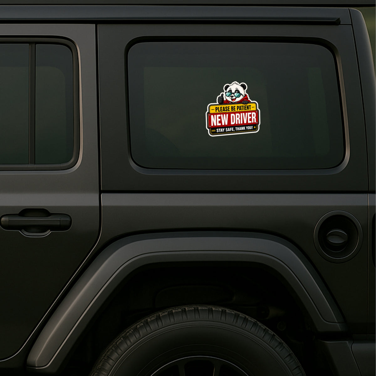 Please Be Patient New Driver Sticker 18 18 Cm Funny Beginner Driver Safety Sign Waterproof Matte Vinyl Stixy Copy premium vinyl sticker image 175