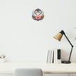 White Swan Couple Lotus Vastu Harmony Home Decor Sticker Applied on Wall by STIXY