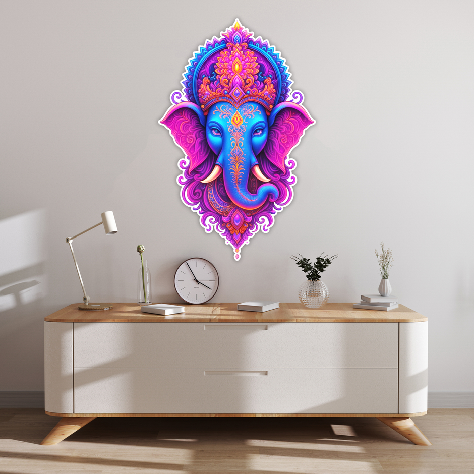 Baby Ganesha Sticker Waterproof Vinyl Cute Hindu God Design Copy 1 premium vinyl sticker product image 3