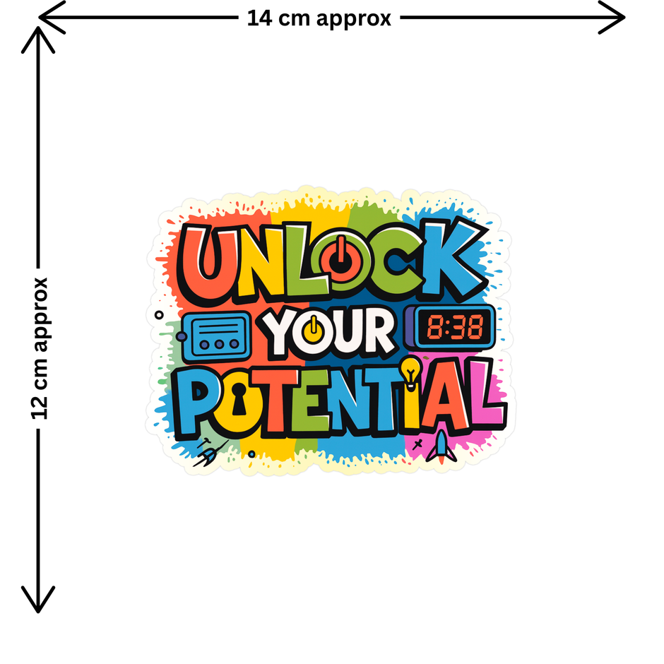 Back Off Skull Sticker Cool Biker Attitude Series Copy premium product image view 2