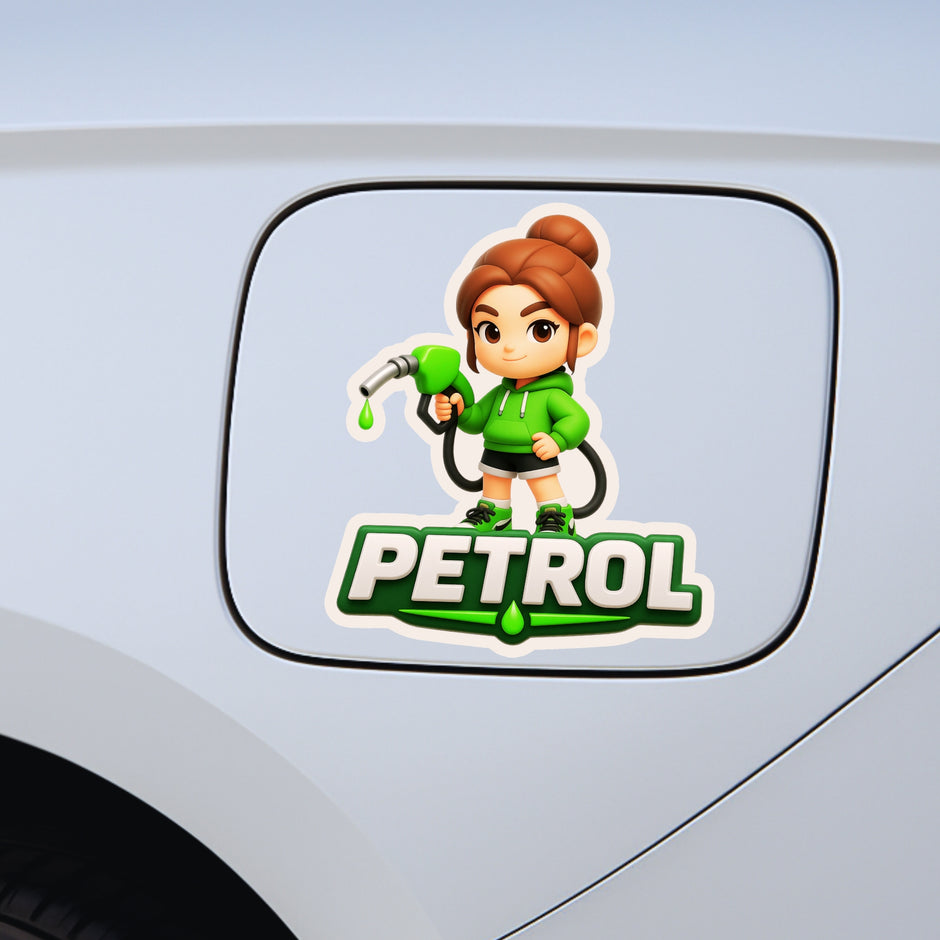 Diesel Girl Sticker 12 13 Cm Cute Fuel Nozzle Cartoon Design Waterproof Matte Vinyl Stixy Copy premium vinyl sticker image 303