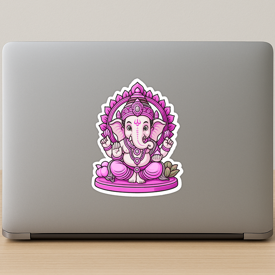 Waterproof Lord Ganesha Sticker Spiritual Decal Copy premium sticker product image 2