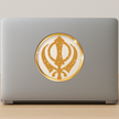Satnam Waheguru Sticker Punjabi Spiritual Design Water Resistant Vinyl Copy premium sticker product image 3