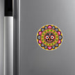 Colorful Lord Jagannath Mandala Waterproof Matte Sticker Applied on Cupboard by STIXY
