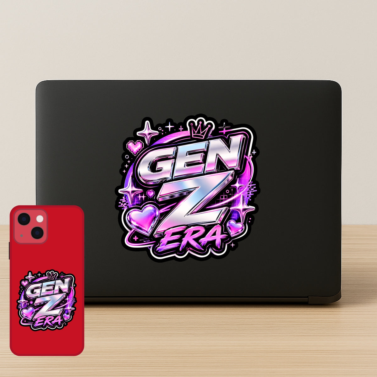 Gen Z Af Sticker Set Of 5 Funny Graffiti Meme Aesthetic Waterproof Matte Vinyl Stixy Copy premium vinyl sticker image 187