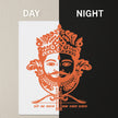 Khatu Shyam Ji Glow In The Dark Frame Divine Blessings Protection premium vinyl sticker product image 3