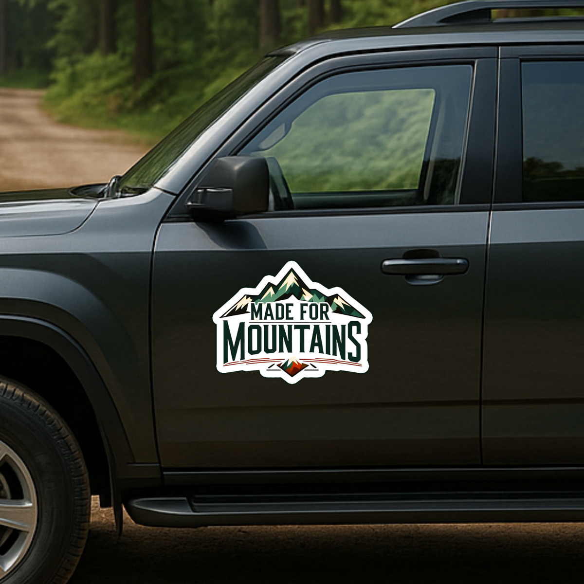 Conquered Ladakh Sticker Mountain Rider Badge Decal Copy premium sticker product image 3