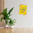 Do Not Quit Waterproof Sticker Motivational Note Design premium vinyl sticker product image 6