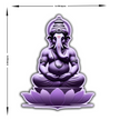 Welcome Home Bappa Sticker Water Resistant Ganpati Decor Festive Door Art Copy premium vinyl sticker product image 4