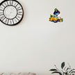 Little Krishna Feeding Bird Devotional Sticker Applied on Wall for Indian Spiritual Home Decor by STIXY