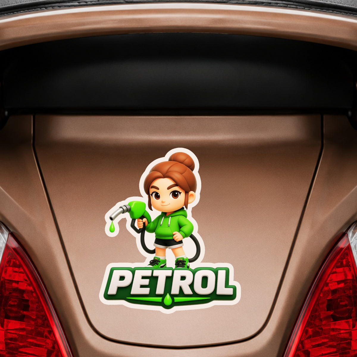 Diesel Girl Sticker 12 13 Cm Cute Fuel Nozzle Cartoon Design Waterproof Matte Vinyl Stixy Copy premium vinyl sticker image 304