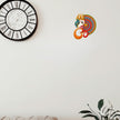 Colorful Lord Ganesha Trishul Decorative Sticker Applied on Wall by STIXY