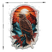 Eagle In Mountain Sunset Waterproof Vinyl Sticker Wildlife Adventure Art premium vinyl sticker product image 4