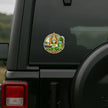 Kerala Kathakali Cultural Art Sticker on SUV for Kerala Lovers and Travel Enthusiasts
