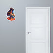 Lord Shiva and Classical Dancer Spiritual Sticker Applied Near Door for Devotional Home Decor by STIXY
