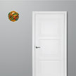 Fortune Frog Feng Shui Waterproof Matte Vinyl Decorative Sticker Applied Near Door by STIXY