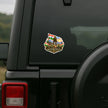 Indian Army Nation First Patriotic Sticker Displayed on SUV Rear Window by STIXY