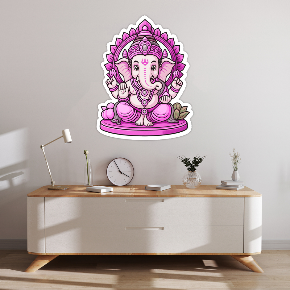 Waterproof Lord Ganesha Sticker Spiritual Decal Copy premium sticker product image 4