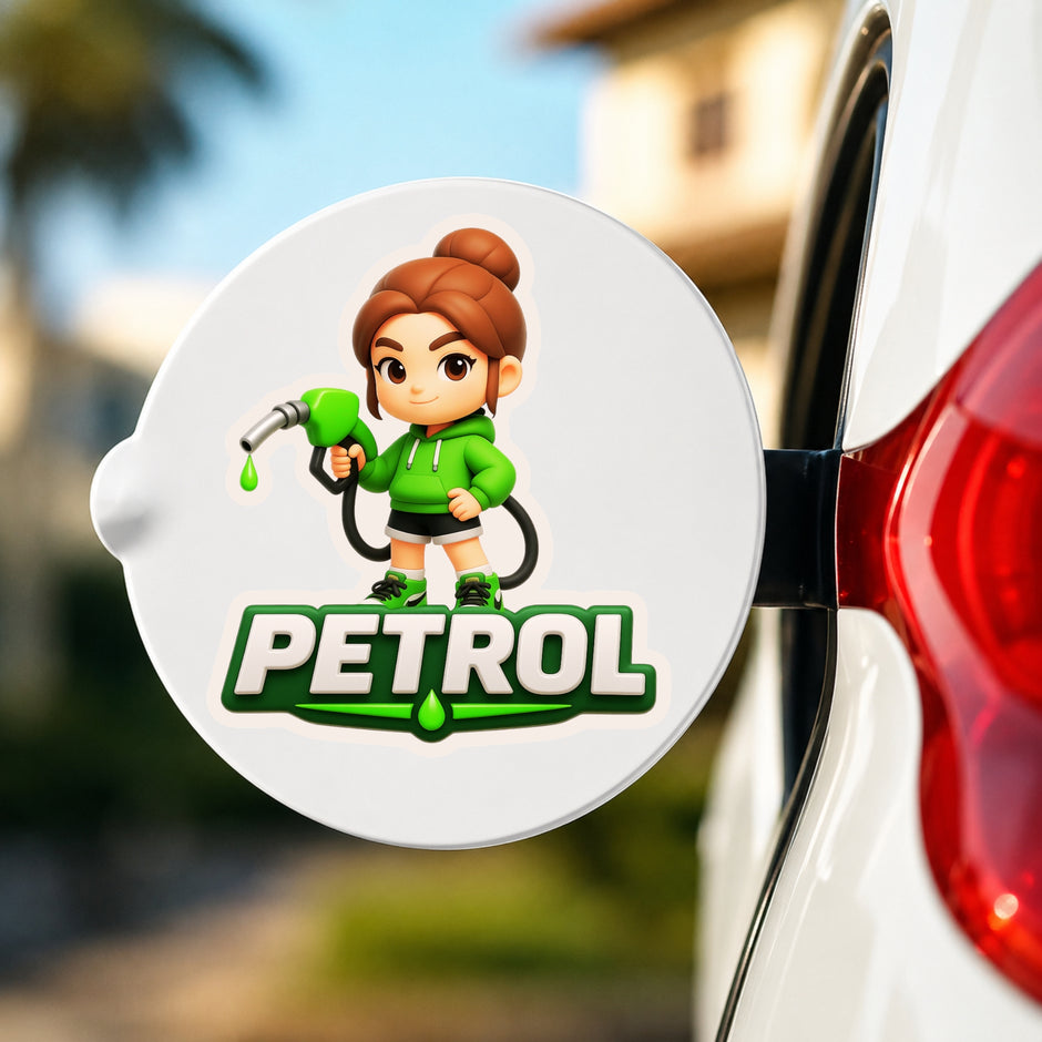 Diesel Girl Sticker 12 13 Cm Cute Fuel Nozzle Cartoon Design Waterproof Matte Vinyl Stixy Copy premium vinyl sticker image 305