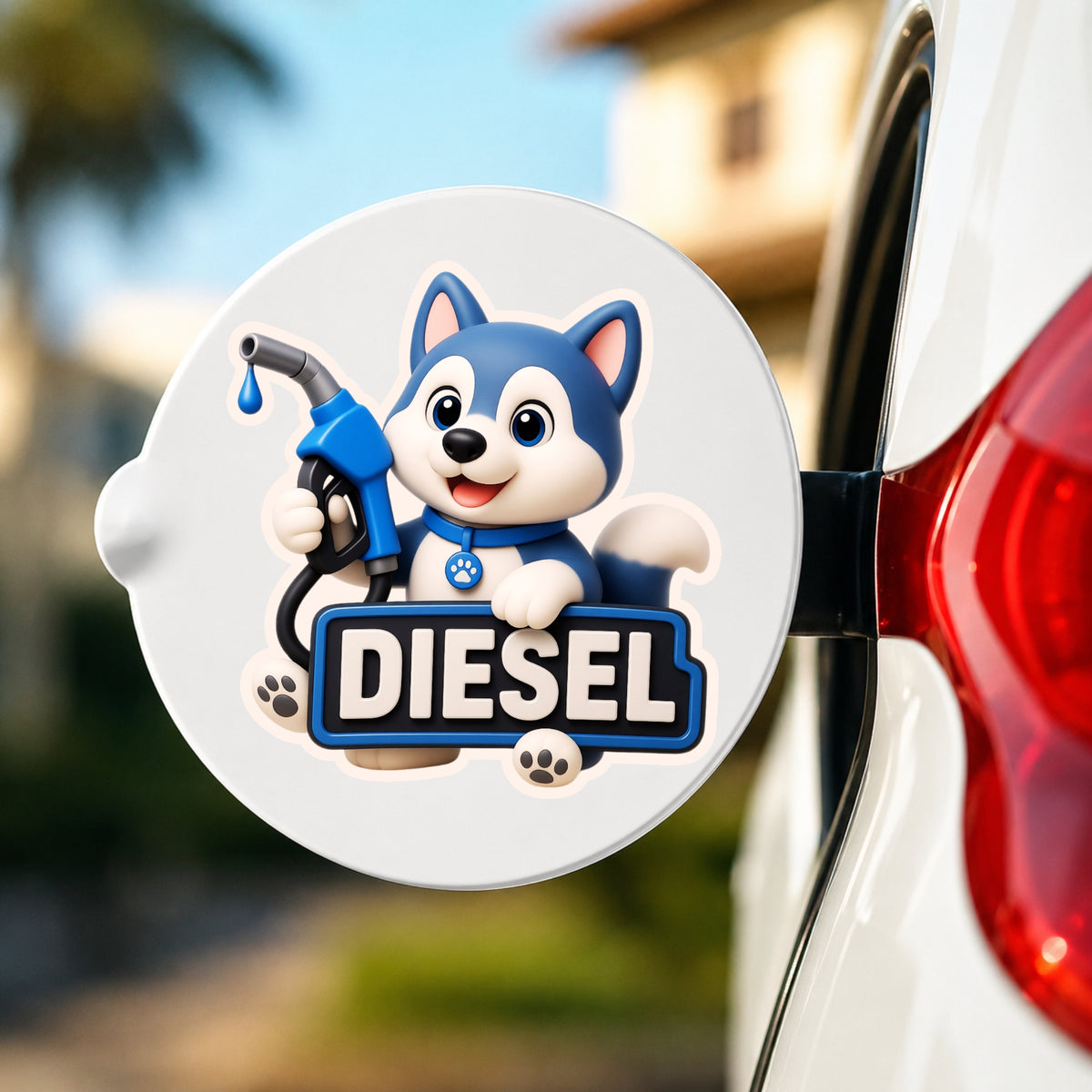 Diesel Bull Sticker 13 13 Cm Powerful Fuel Nozzle Cartoon Design Waterproof Matte Vinyl Stixy Copy premium vinyl sticker image 262